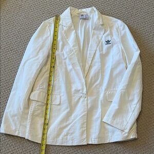 Adidas Women's cream color Blazer Jacket
